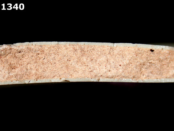 HUEJOTZINGO BLUE ON WHITE specimen 1340 side view