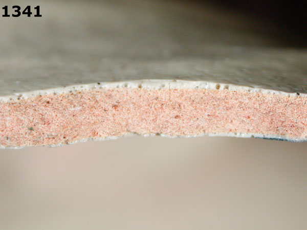 HUEJOTZINGO BLUE ON WHITE specimen 1341 side view