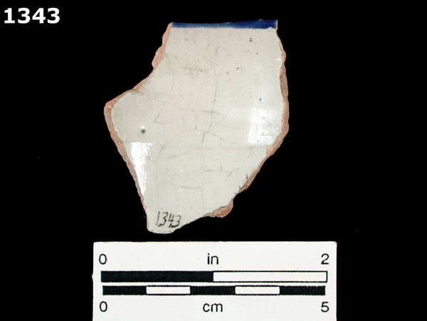 HUEJOTZINGO BLUE ON WHITE specimen 1343 rear view