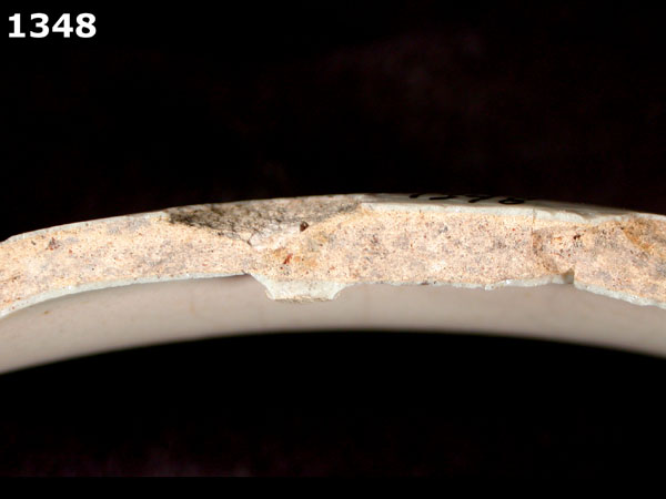 HUEJOTZINGO BLUE ON WHITE specimen 1348 side view