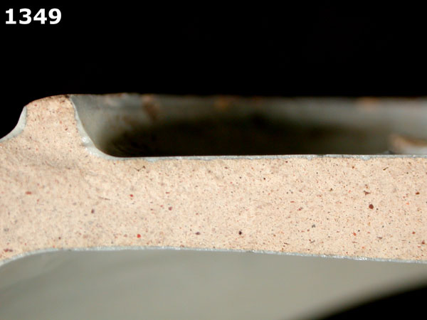 HUEJOTZINGO BLUE ON WHITE specimen 1349 side view