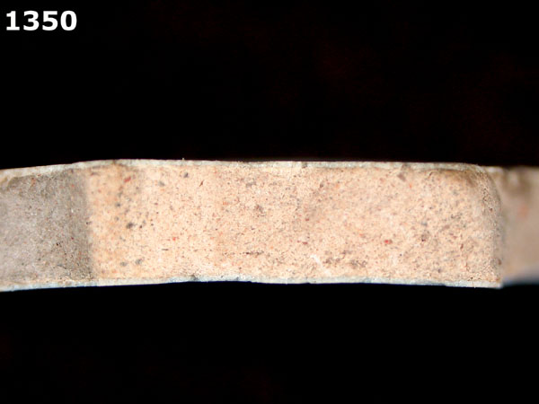 HUEJOTZINGO BLUE ON WHITE specimen 1350 side view