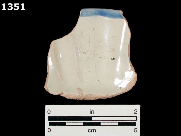 HUEJOTZINGO BLUE ON WHITE specimen 1351 rear view