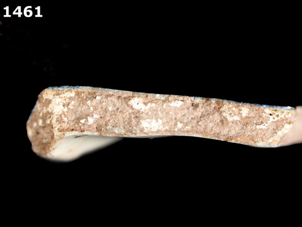 PUEBLA BLUE ON WHITE specimen 1461 side view