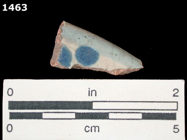 PUEBLA BLUE ON WHITE specimen 1463 