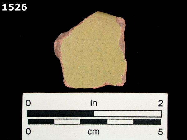 ESQUITLAN GREEN ON YELLOW specimen 1526 front view