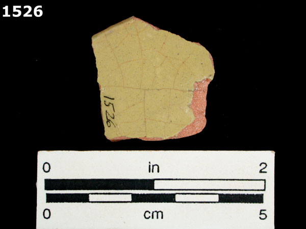 ESQUITLAN GREEN ON YELLOW specimen 1526 rear view