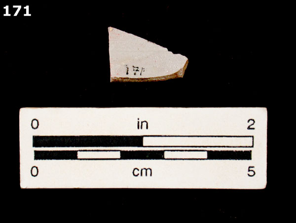 STONEWARE, RHENISH BLUE AND GRAY specimen 171 rear view