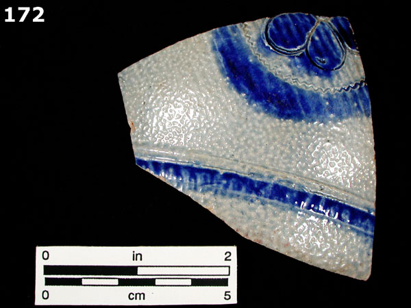 STONEWARE, RHENISH BLUE AND GRAY specimen 172 