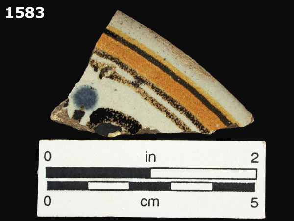 UNIDENTIFIED POLYCHROME MAJOLICA, PUEBLA TRADITION specimen 1583 