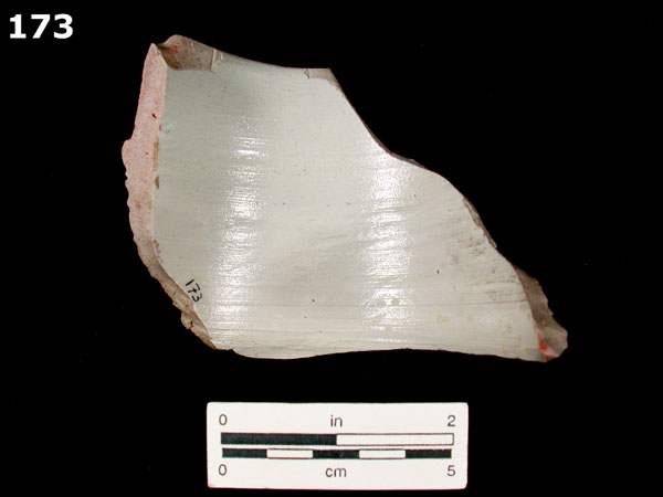 STONEWARE, RHENISH BLUE AND GRAY specimen 173 rear view