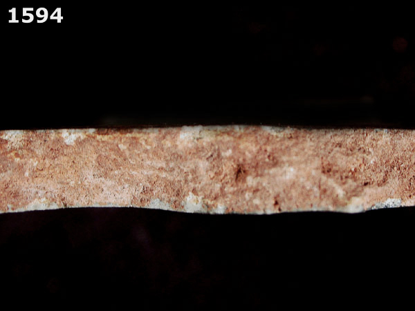 SAN ELIZARIO POLYCHROME specimen 1594 side view