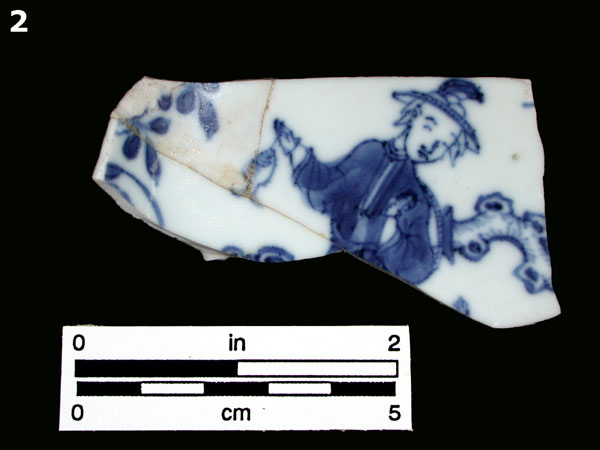 PORCELAIN, CH ING BLUE ON WHITE specimen 2 front view