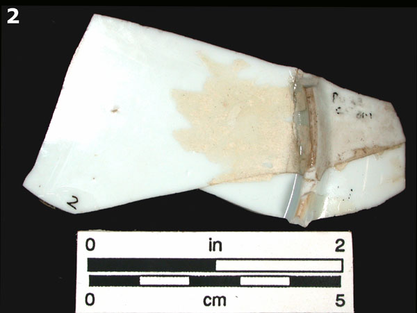 PORCELAIN, CH ING BLUE ON WHITE specimen 2 rear view