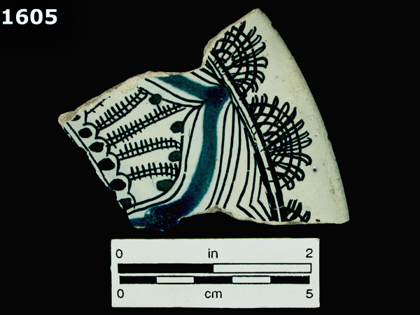 PUEBLA POLYCHROME specimen 1605 front view