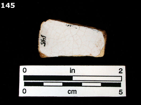 FAIENCE, NORMANDY PLAIN specimen 145 rear view