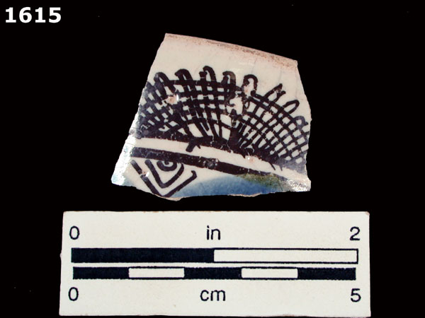 PUEBLA POLYCHROME specimen 1615 front view
