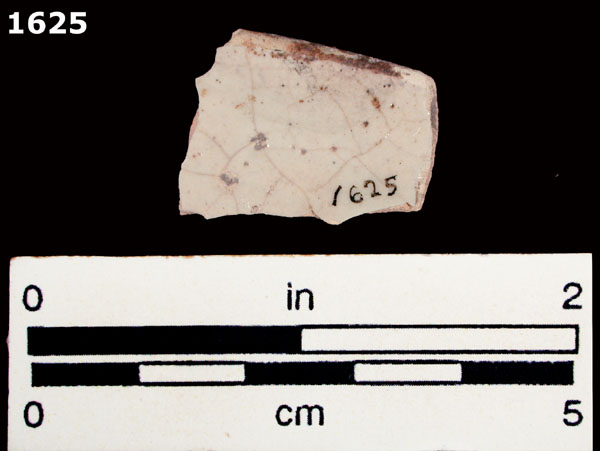 PUEBLA POLYCHROME specimen 1625 rear view