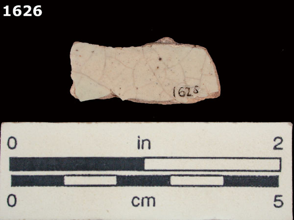 PUEBLA POLYCHROME specimen 1626 rear view