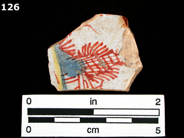 DELFTWARE, POLYCHROME specimen 126 