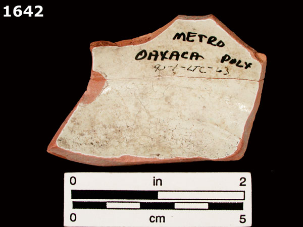OAXACA POLYCHROME specimen 1642 rear view