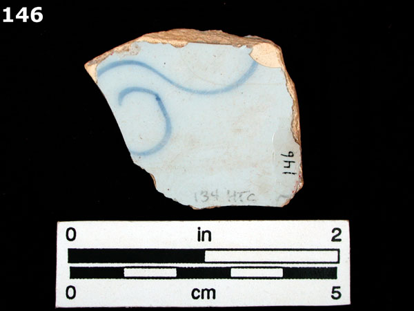 DELFTWARE, POLYCHROME specimen 146 front view