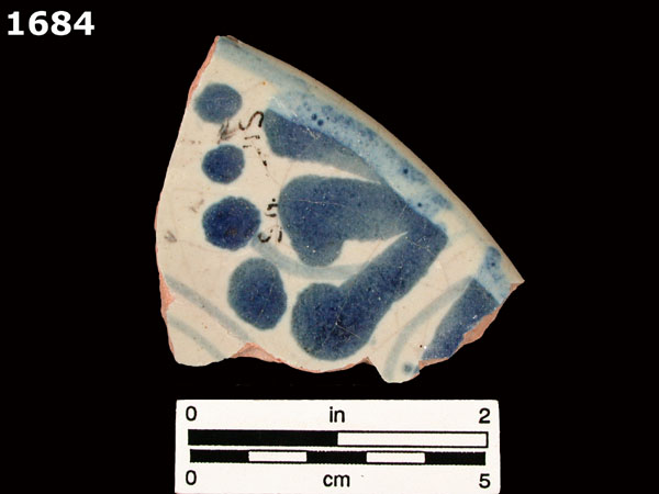 SAN LUIS BLUE ON WHITE specimen 1684 front view