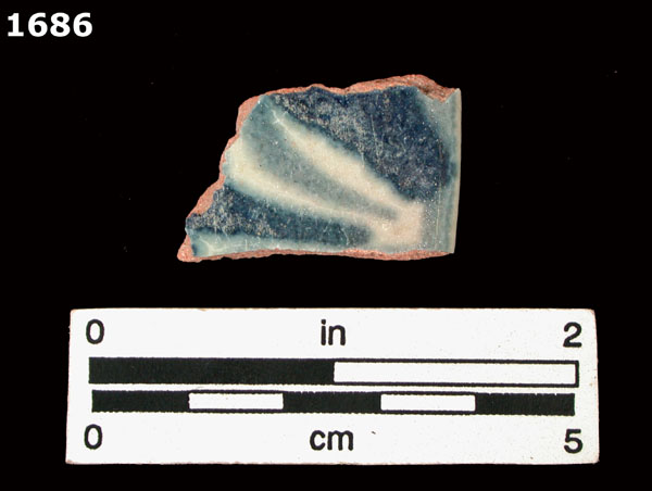 SAN LUIS BLUE ON WHITE specimen 1686 front view