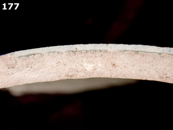 STONEWARE, RHENISH BLUE AND GRAY specimen 177 side view