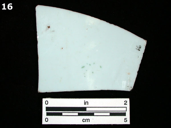 PORCELAIN, CH ING BLUE ON WHITE specimen 16 rear view