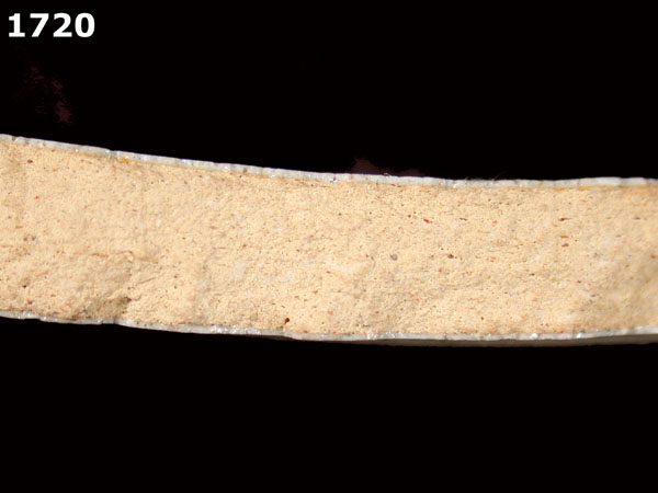SEVILLA WHITE specimen 1720 side view