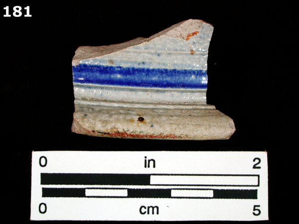 STONEWARE, RHENISH BLUE AND GRAY specimen 181 