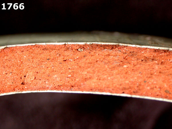 TLALPAN BLUE ON WHITE specimen 1766 side view