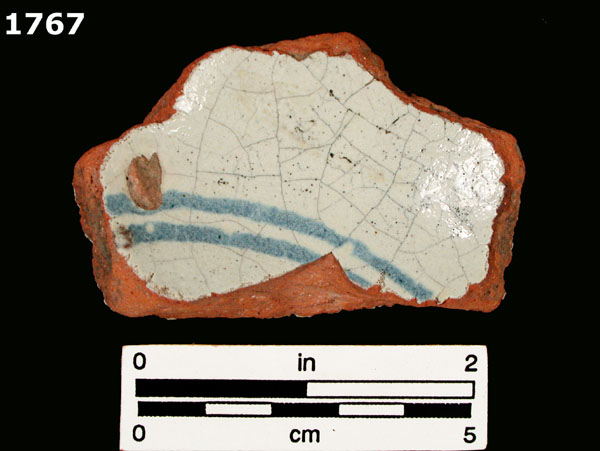 TLALPAN BLUE ON WHITE specimen 1767 front view