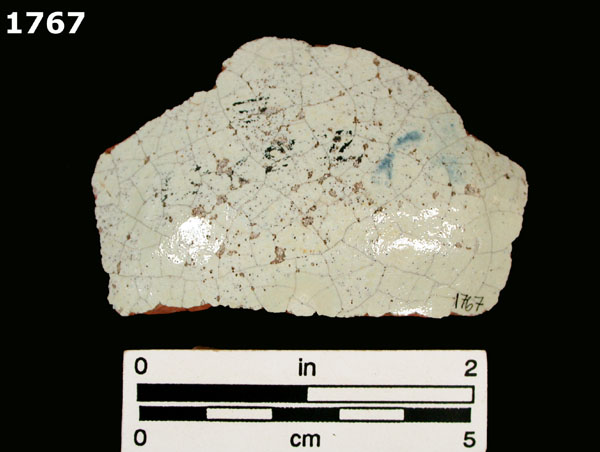 TLALPAN BLUE ON WHITE specimen 1767 rear view
