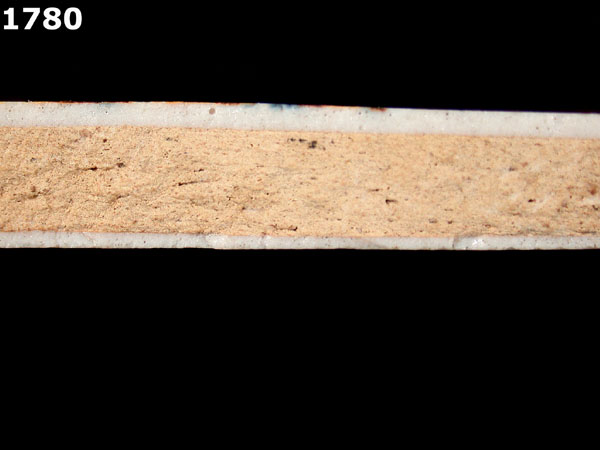 FAENZA POLYCHROME, COMPENDIARIO specimen 1780 side view