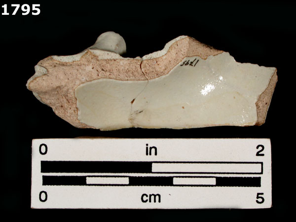 FAENZA WHITE specimen 1795 rear view