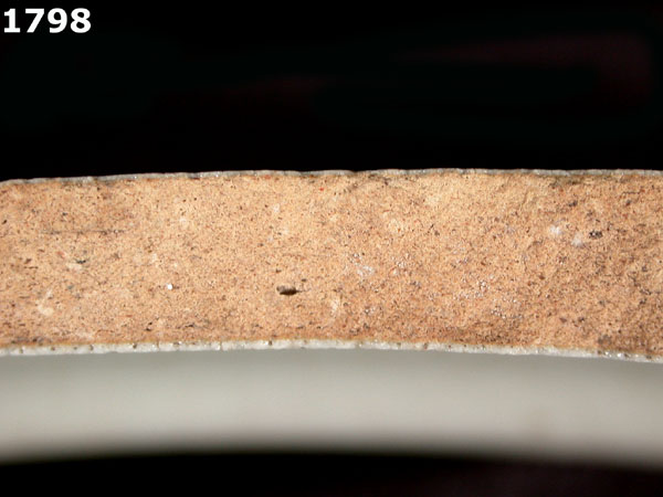 FAENZA WHITE specimen 1798 side view