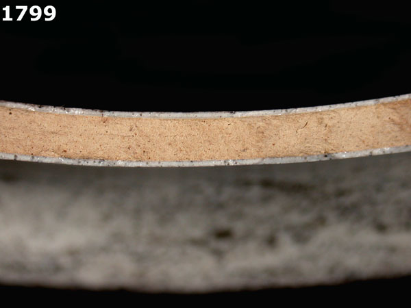 FAENZA WHITE specimen 1799 side view