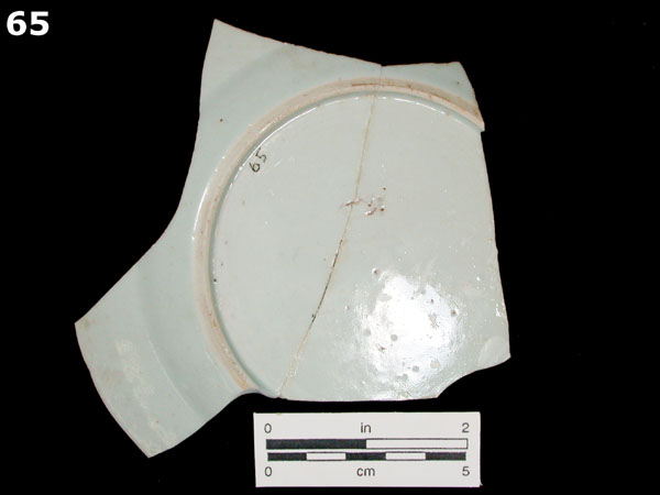 PORCELAIN, CANTON specimen 65 rear view