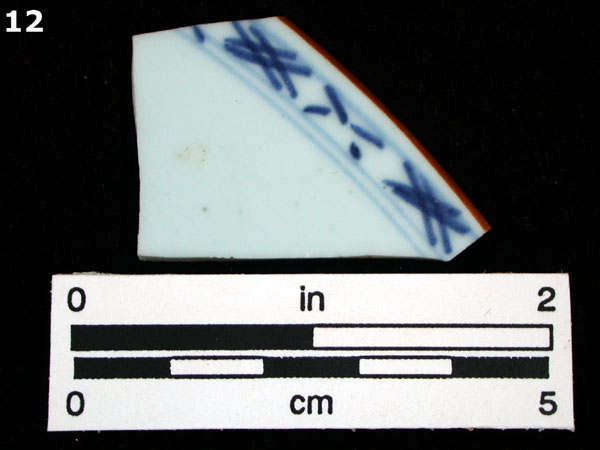 PORCELAIN, CH ING BLUE ON WHITE specimen 12 