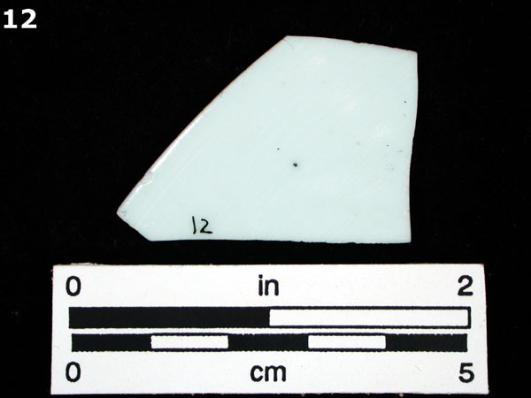 PORCELAIN, CH ING BLUE ON WHITE specimen 12 rear view
