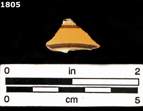 UNIDENTIFIED POLYCHROME MAJOLICA, MEXICO (19th CENTURY) specimen 1805 front view