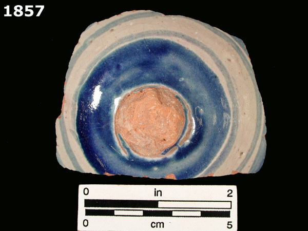 UNIDENTIFIED POLYCHROME MAJOLICA, MEXICO CITY TRADITION specimen 1857 