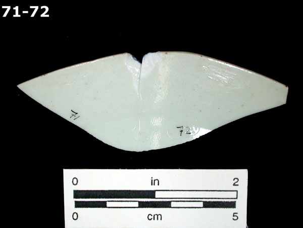 PORCELAIN, CANTON specimen 71 rear view