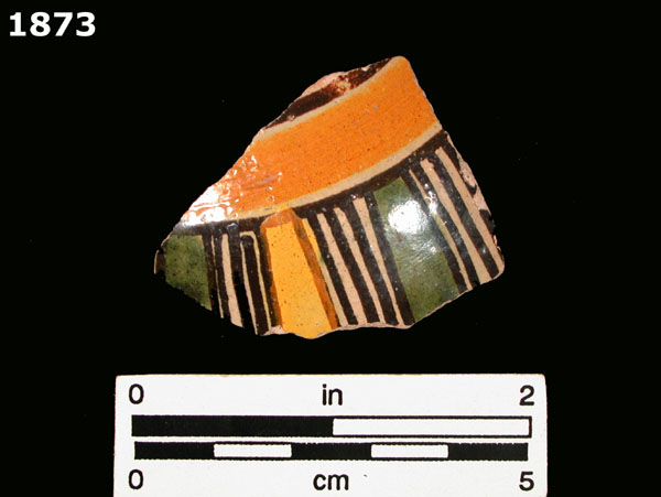 UNIDENTIFIED POLYCHROME MAJOLICA, PUEBLA TRADITION specimen 1873 