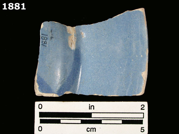 SEVILLA BLUE ON BLUE specimen 1881 rear view