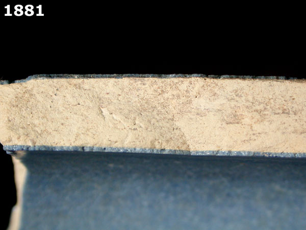 SEVILLA BLUE ON BLUE specimen 1881 side view