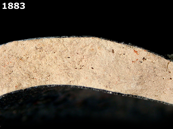 SEVILLA BLUE ON BLUE specimen 1883 side view