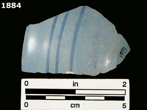SEVILLA BLUE ON BLUE specimen 1884 rear view
